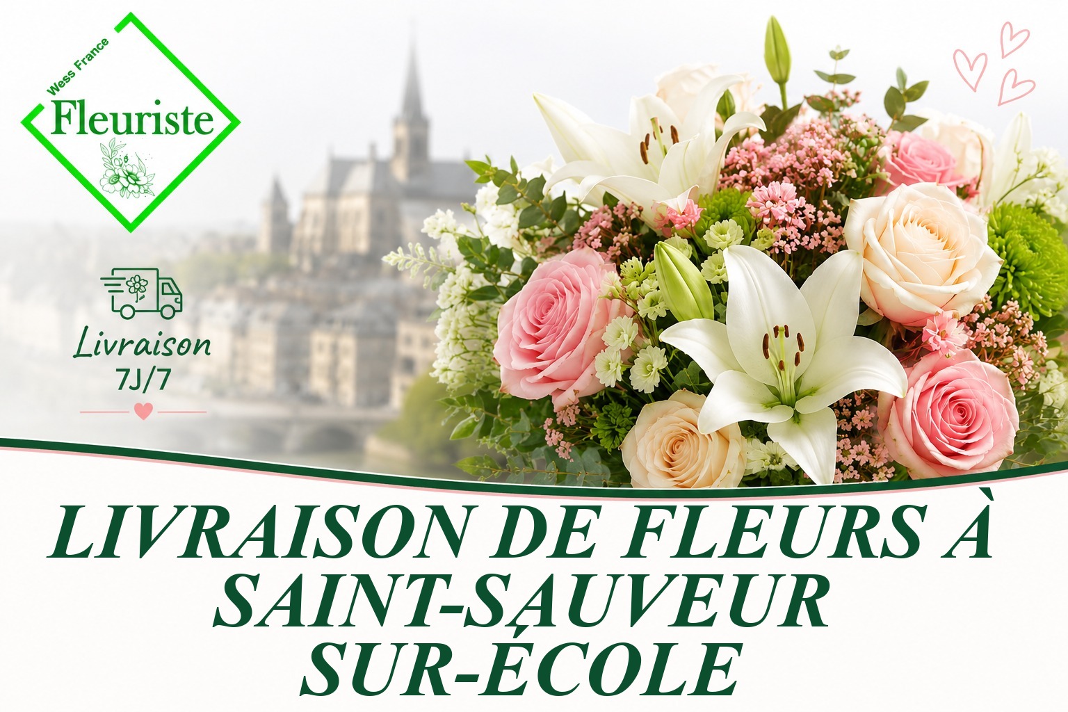 Livraison de fleurs à Saint-Sauveur-sur-École