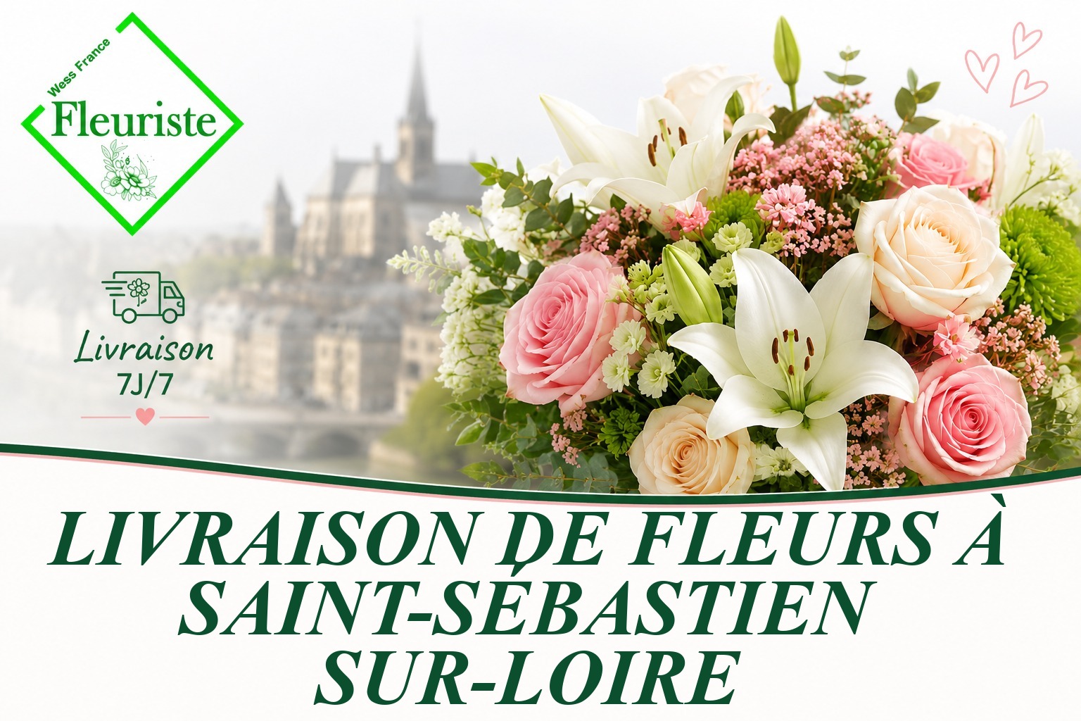 Livraison de fleurs à Saint-Sébastien-sur-Loire