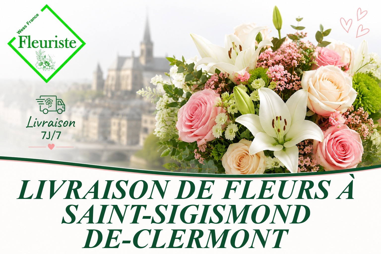 Livraison de fleurs à Saint-Sigismond-de-Clermont