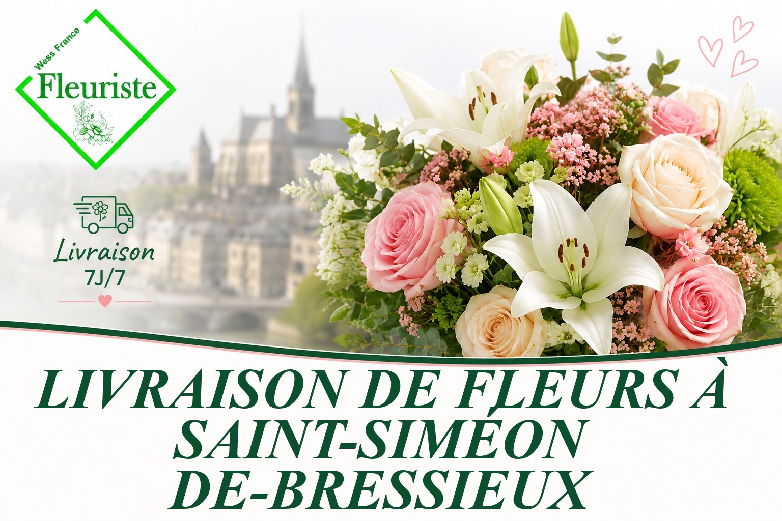 Livraison de fleurs à Saint-Siméon-de-Bressieux