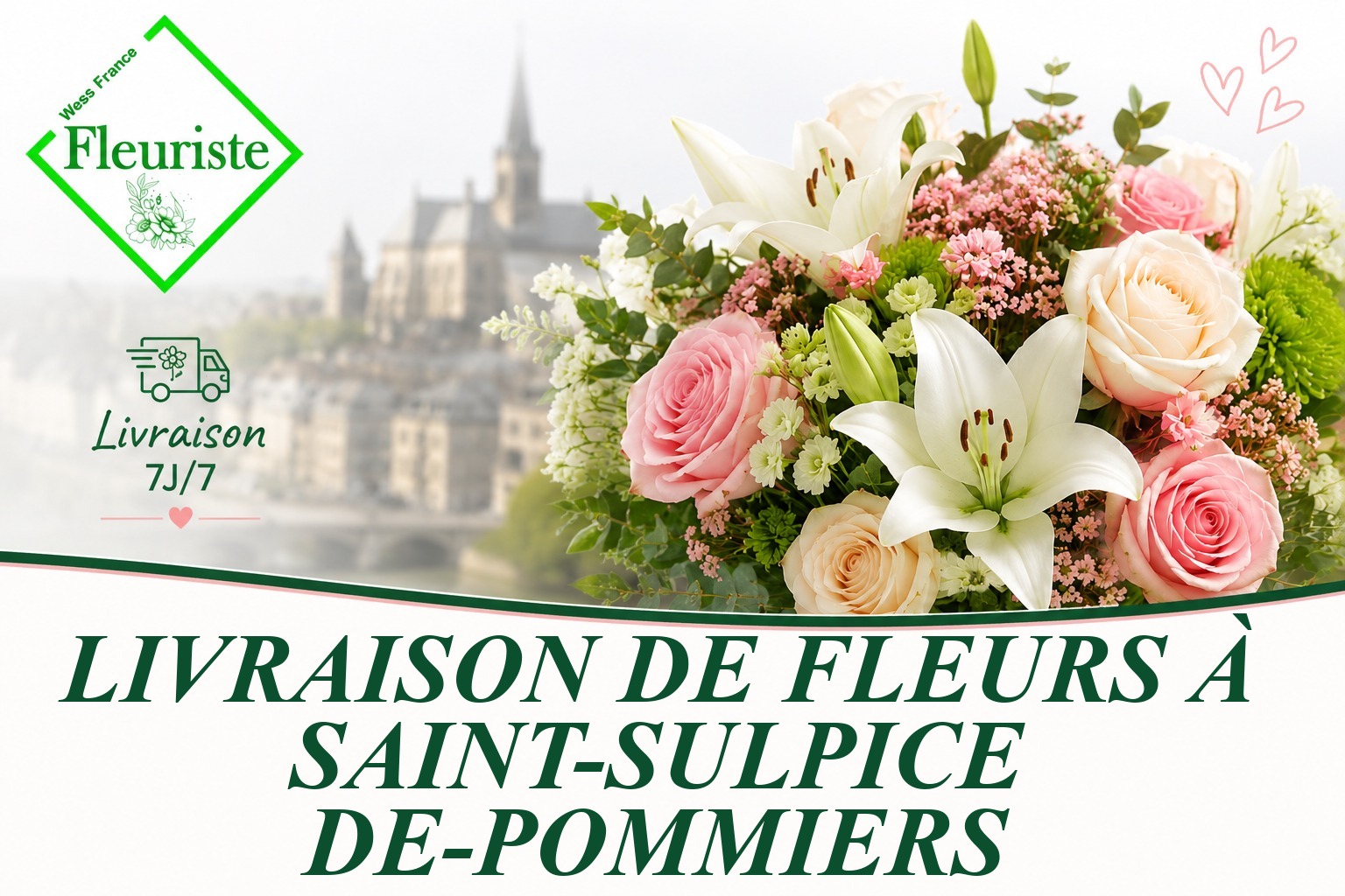 Livraison de fleurs à Saint-Sulpice-de-Pommiers