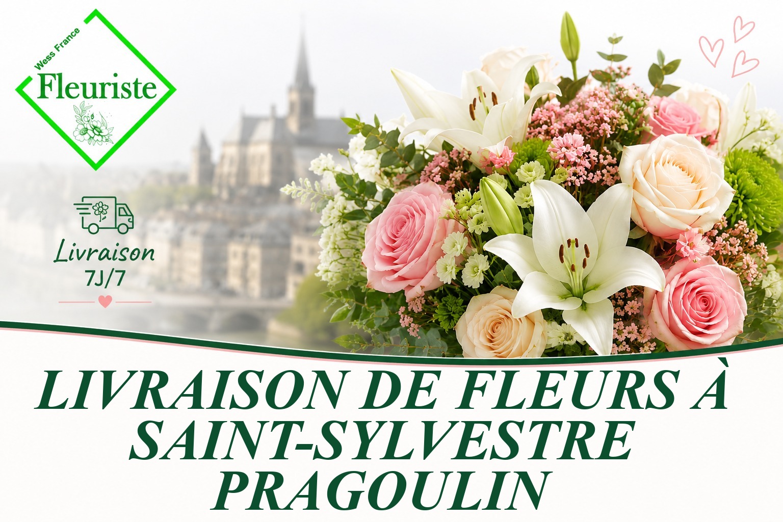 Livraison de fleurs à Saint-Sylvestre-Pragoulin