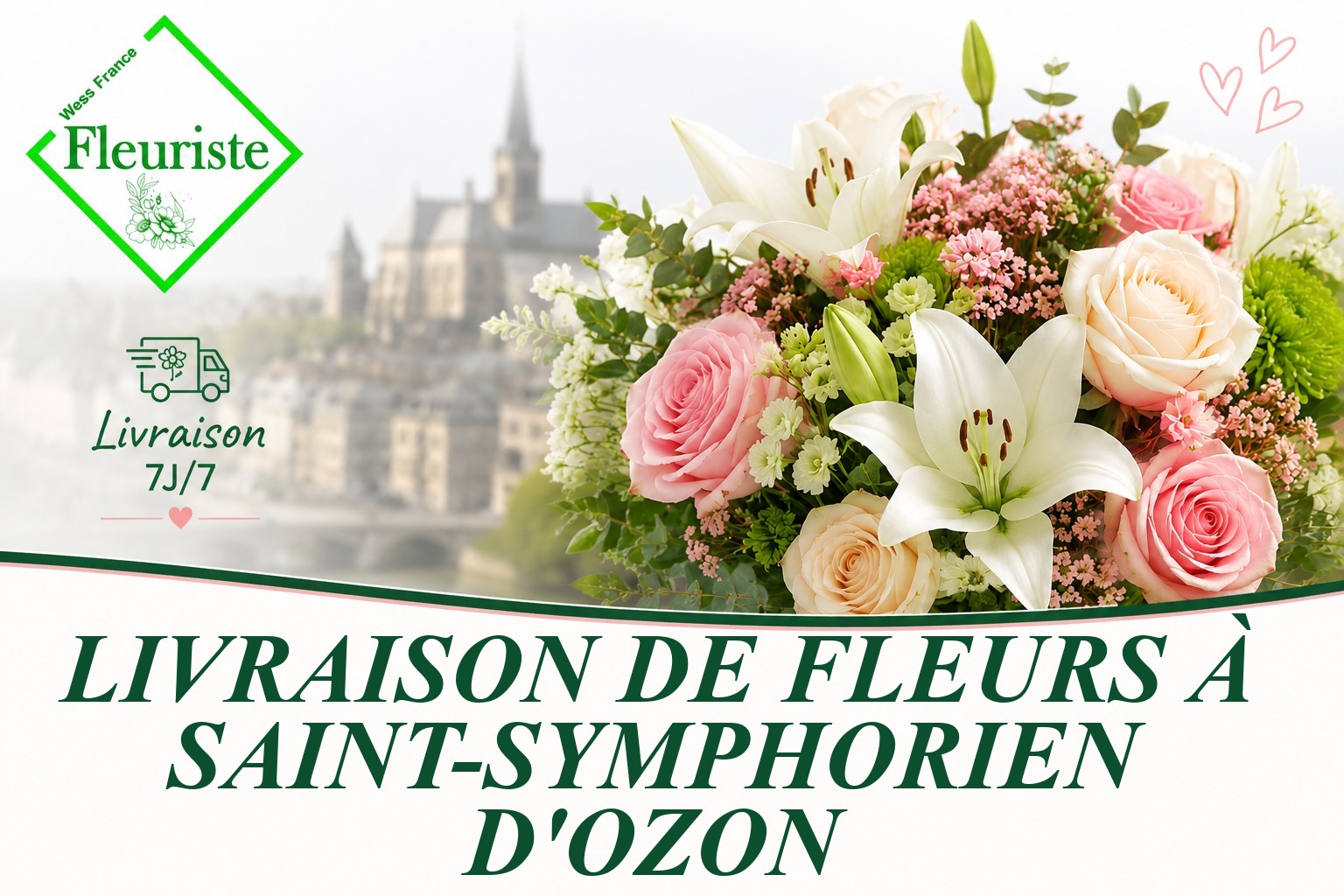 Livraison de fleurs à Saint-Symphorien-d'Ozon