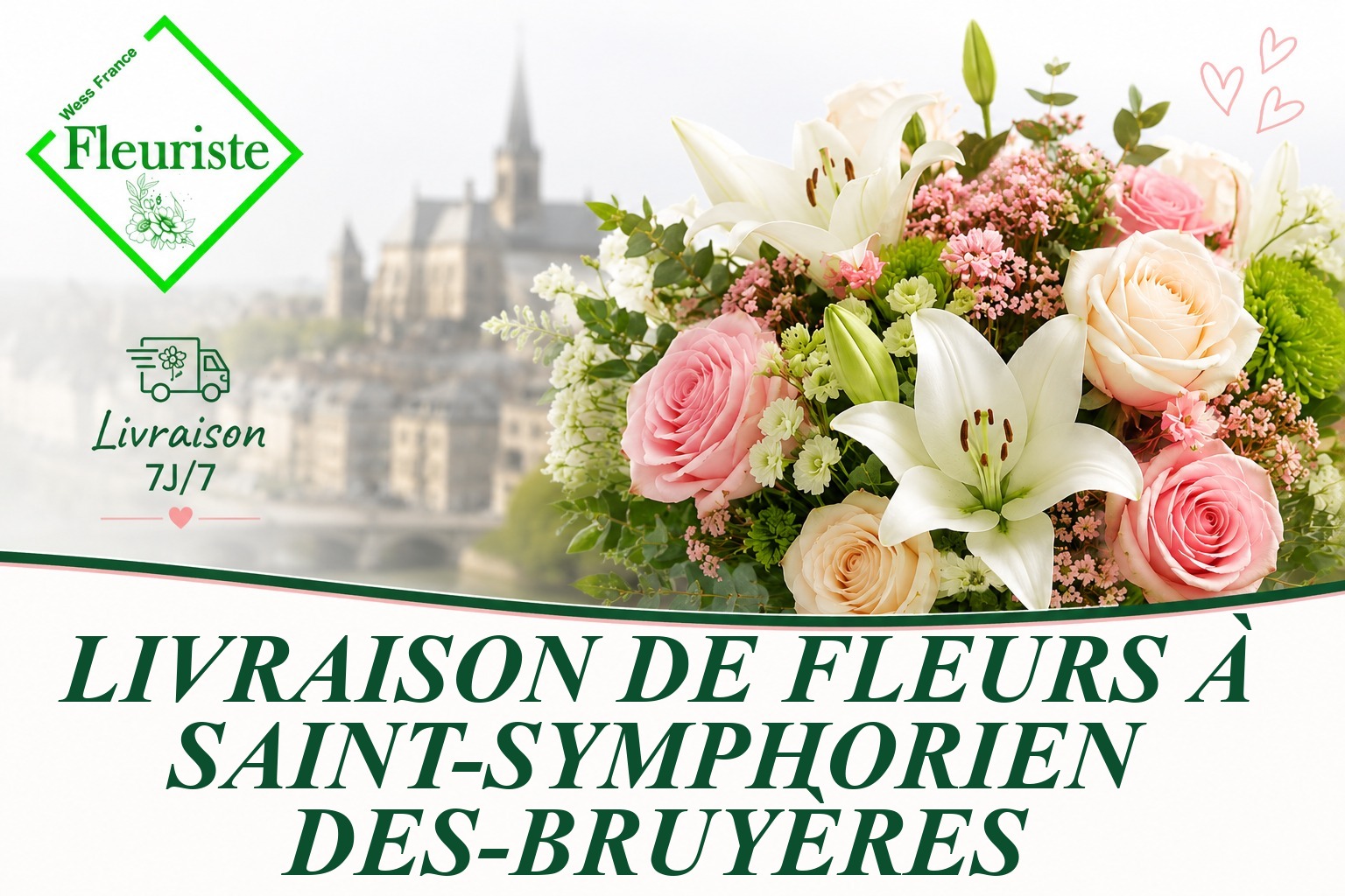 Livraison de fleurs à Saint-Symphorien-des-Bruyères