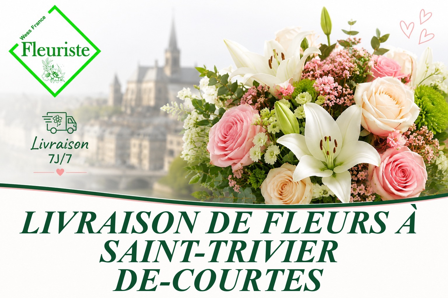 Livraison de fleurs à Saint-Trivier-de-Courtes