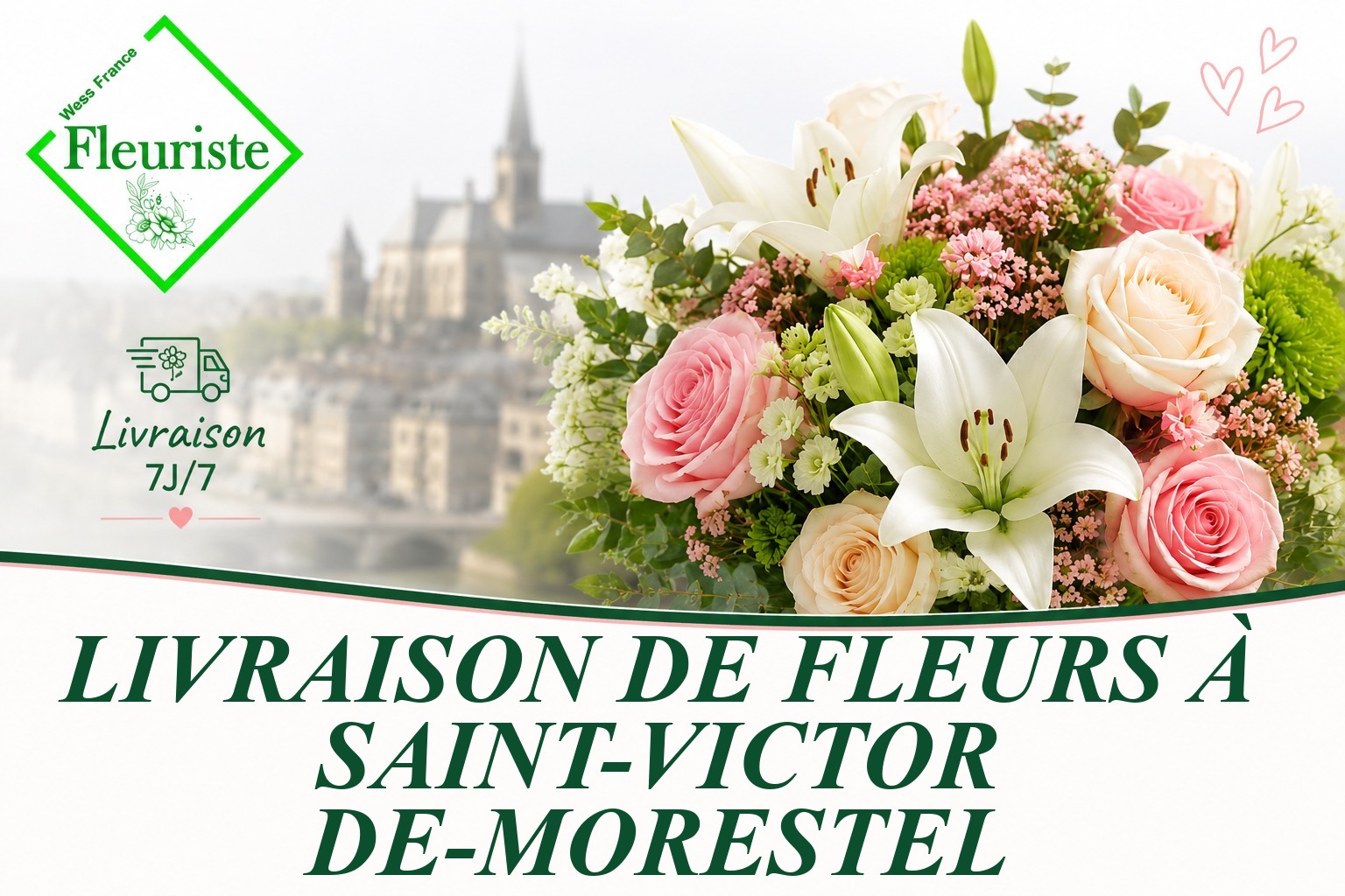 Livraison de fleurs à Saint-Victor-de-Morestel