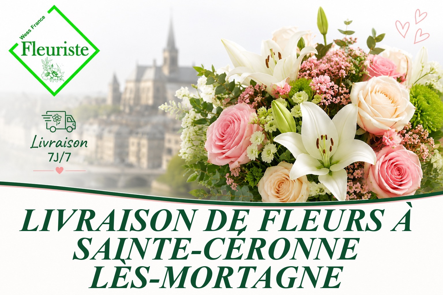 Livraison de fleurs à Sainte-Céronne-lès-Mortagne