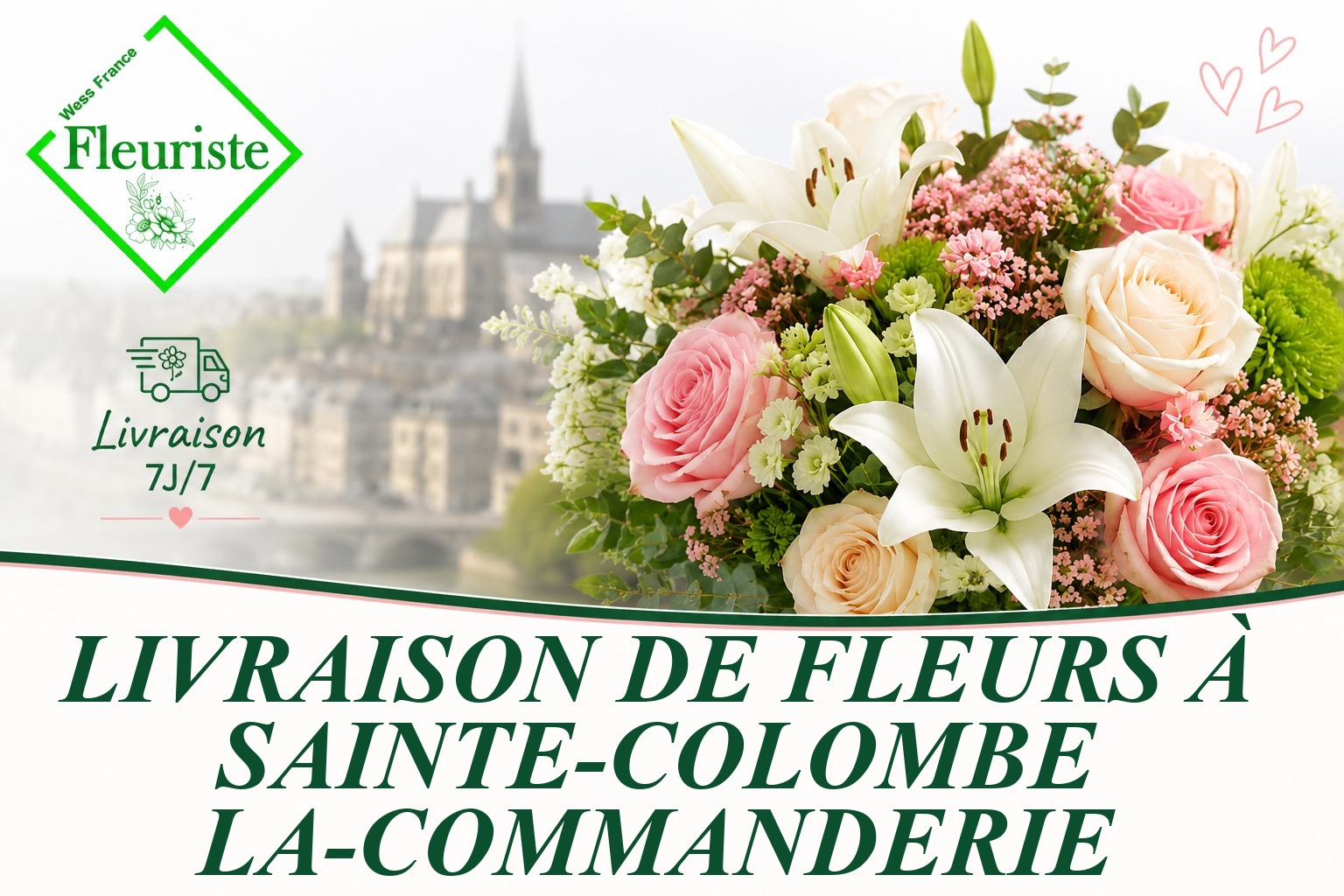 Livraison de fleurs à Sainte-Colombe-la-Commanderie