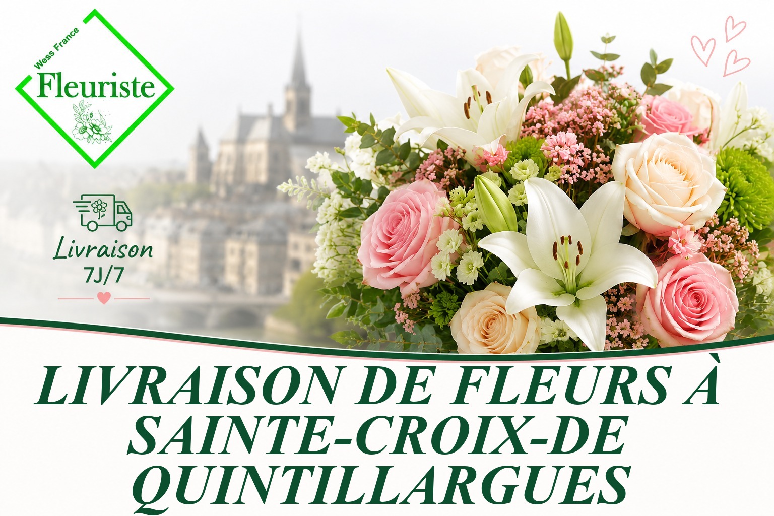 Livraison de fleurs à Sainte-Croix-de-Quintillargues