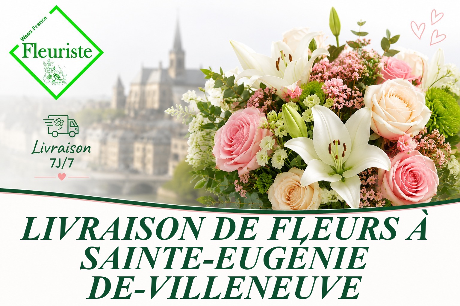 Livraison de fleurs à Sainte-Eugénie-de-Villeneuve