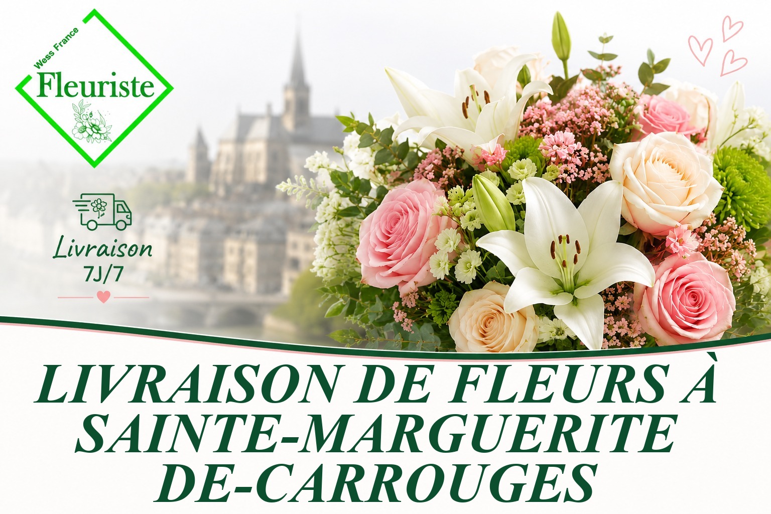 Livraison de fleurs à Sainte-Marguerite-de-Carrouges