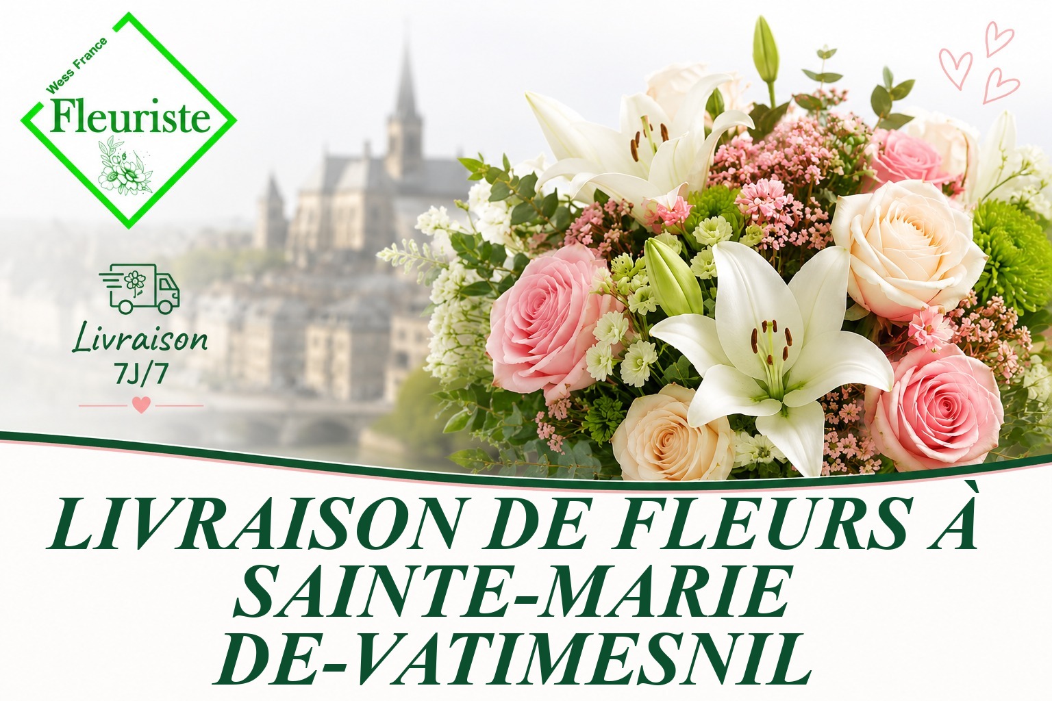 Livraison de fleurs à Sainte-Marie-de-Vatimesnil