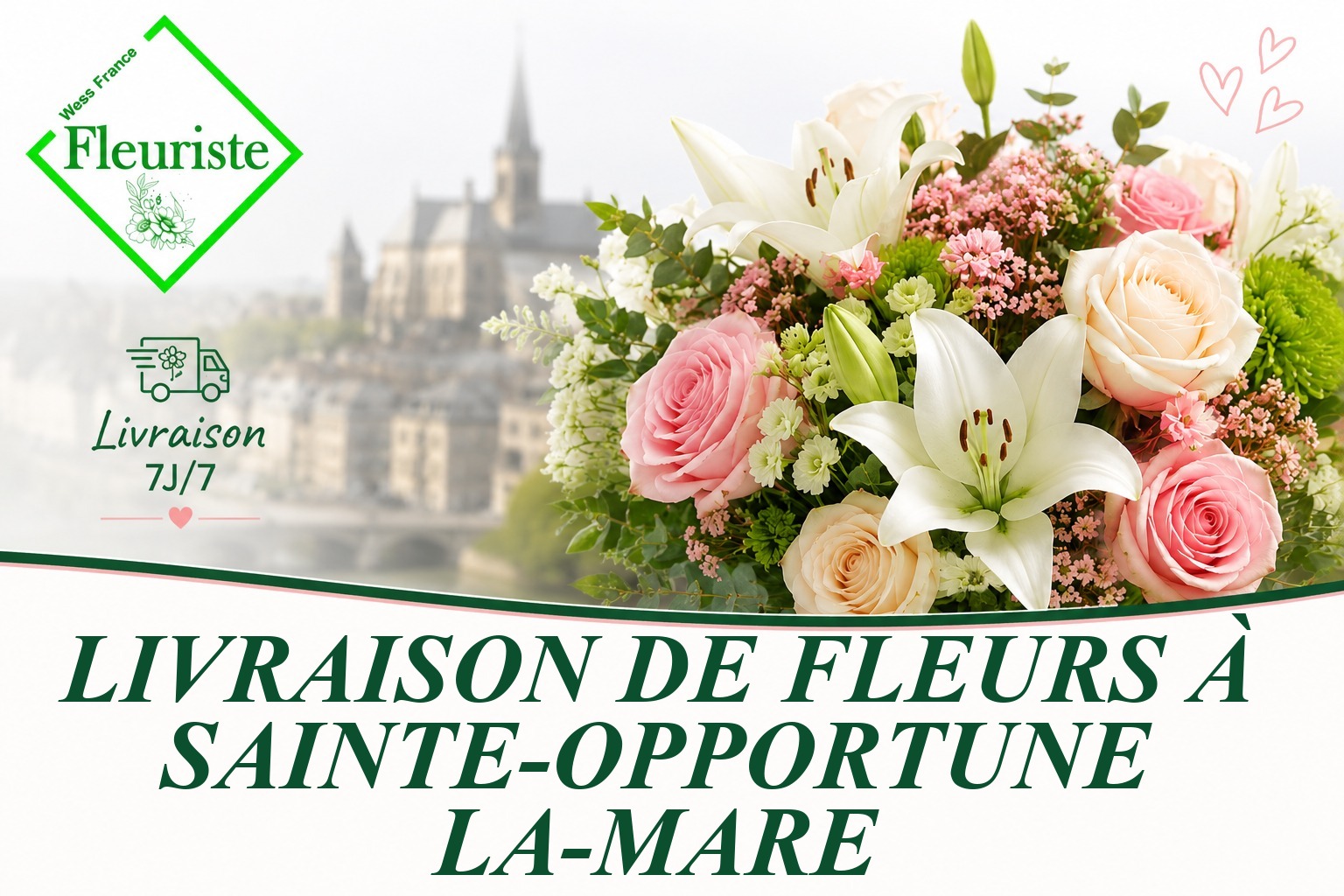 Livraison de fleurs à Sainte-Opportune-la-Mare