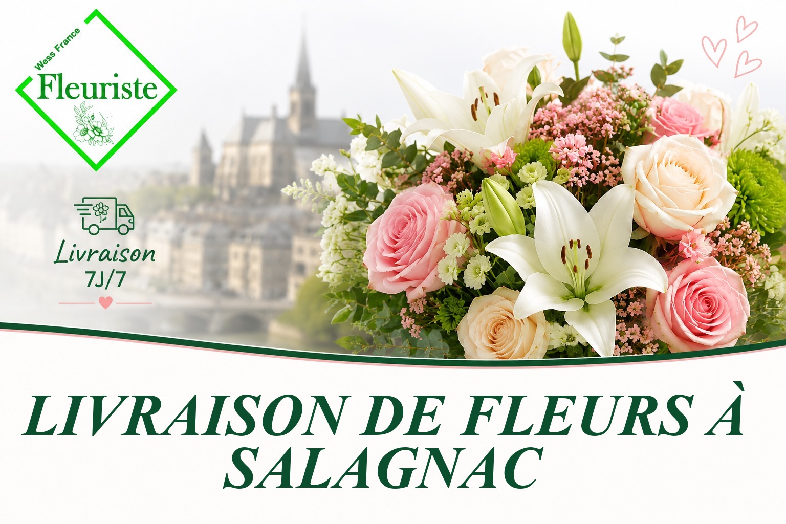 Livraison de fleurs à Salagnac