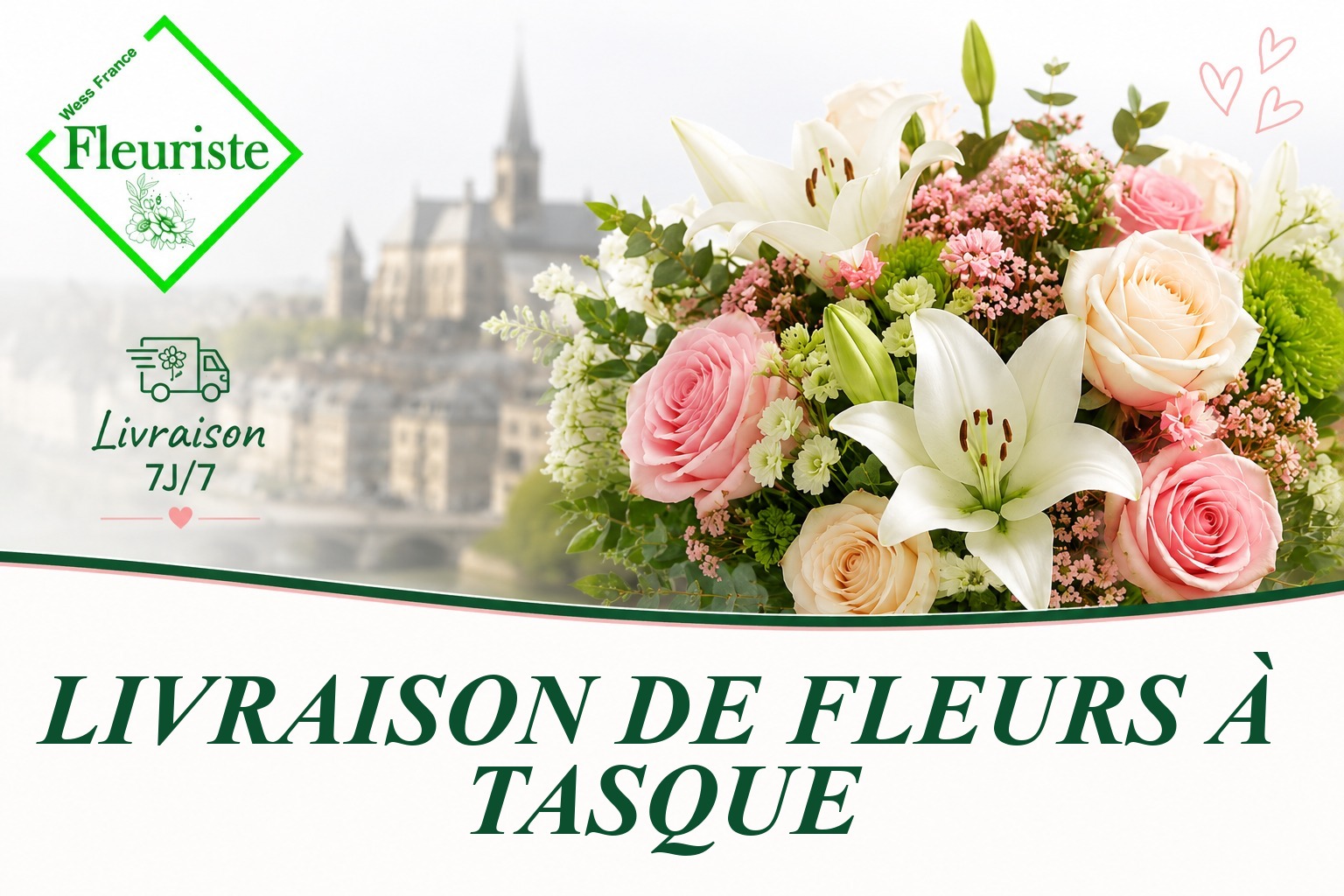 Livraison de fleurs à Tasque