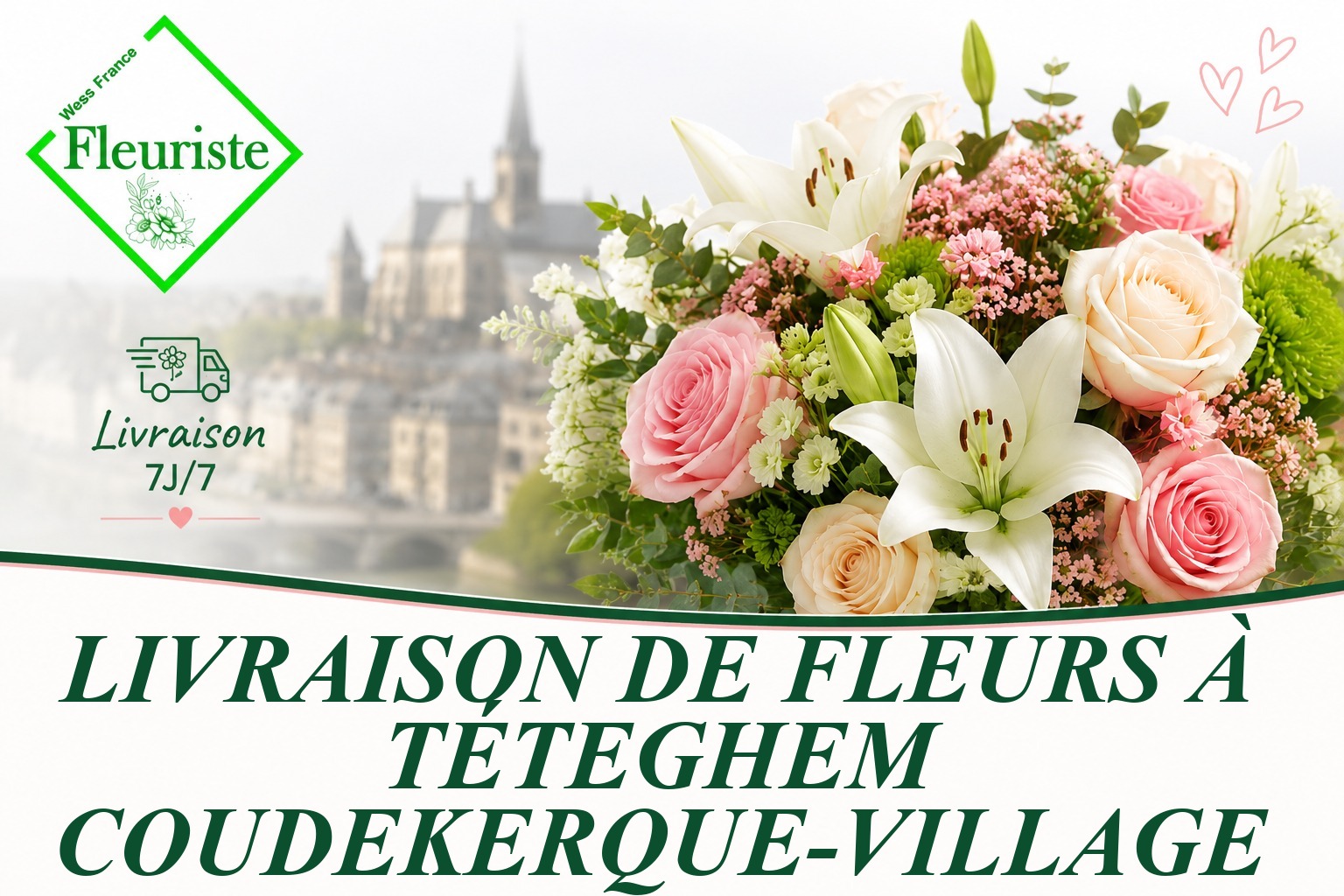 Livraison de fleurs à Téteghem-Coudekerque-Village