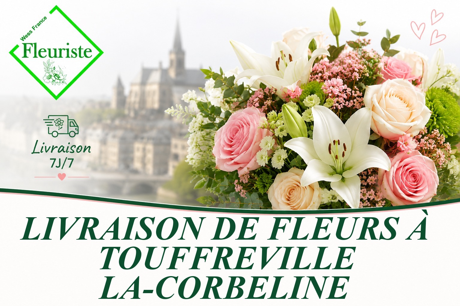 Livraison de fleurs à Touffreville-la-Corbeline