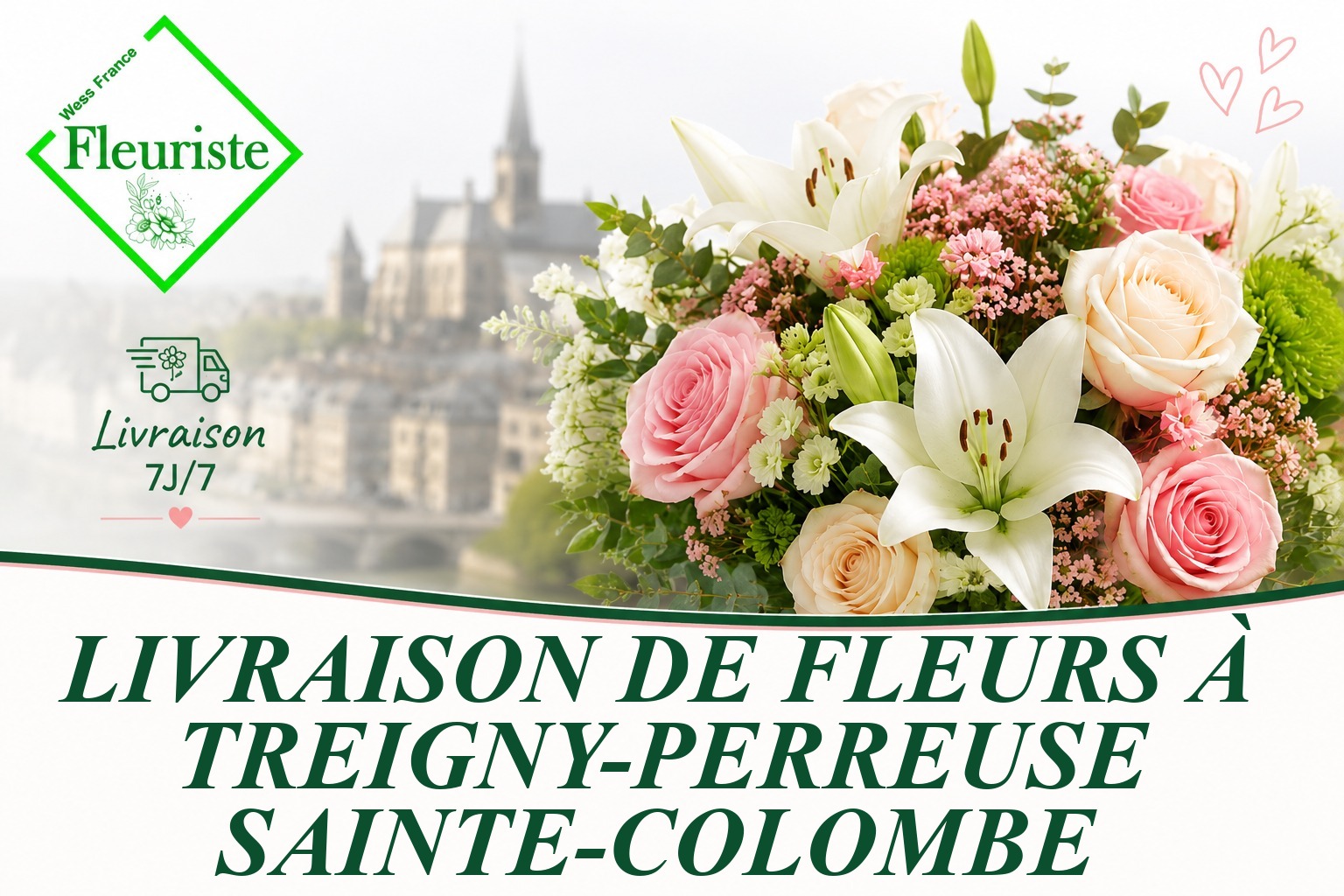 Livraison de fleurs à Treigny-Perreuse-Sainte-Colombe