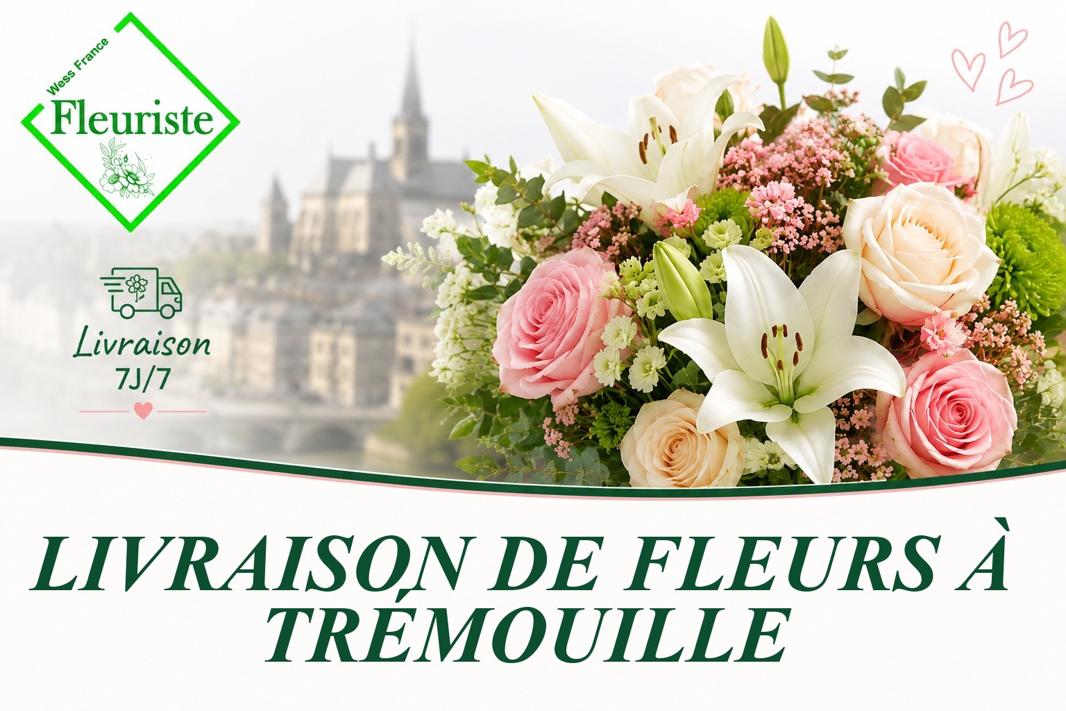 Livraison de fleurs à Trémouille