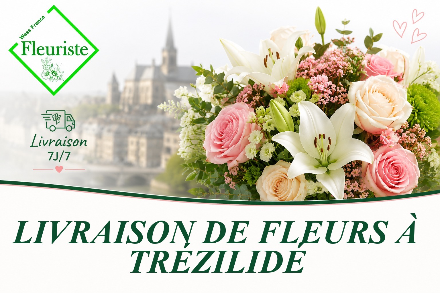 Livraison de fleurs à Trézilidé