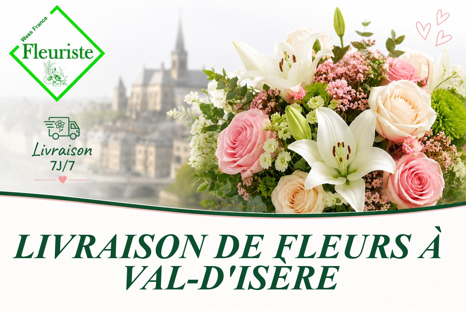 Livraison de fleurs à Val-d'Isère