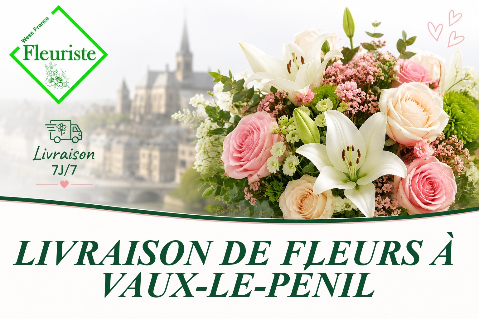 Livraison de fleurs à Vaux-le-Pénil
