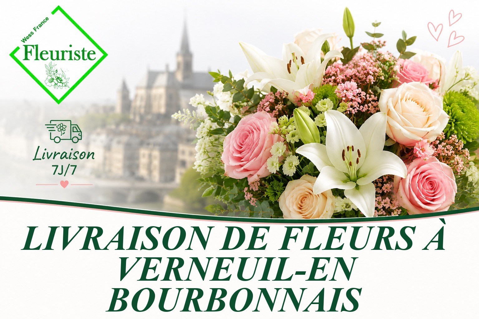 Livraison de fleurs à Verneuil-en-Bourbonnais