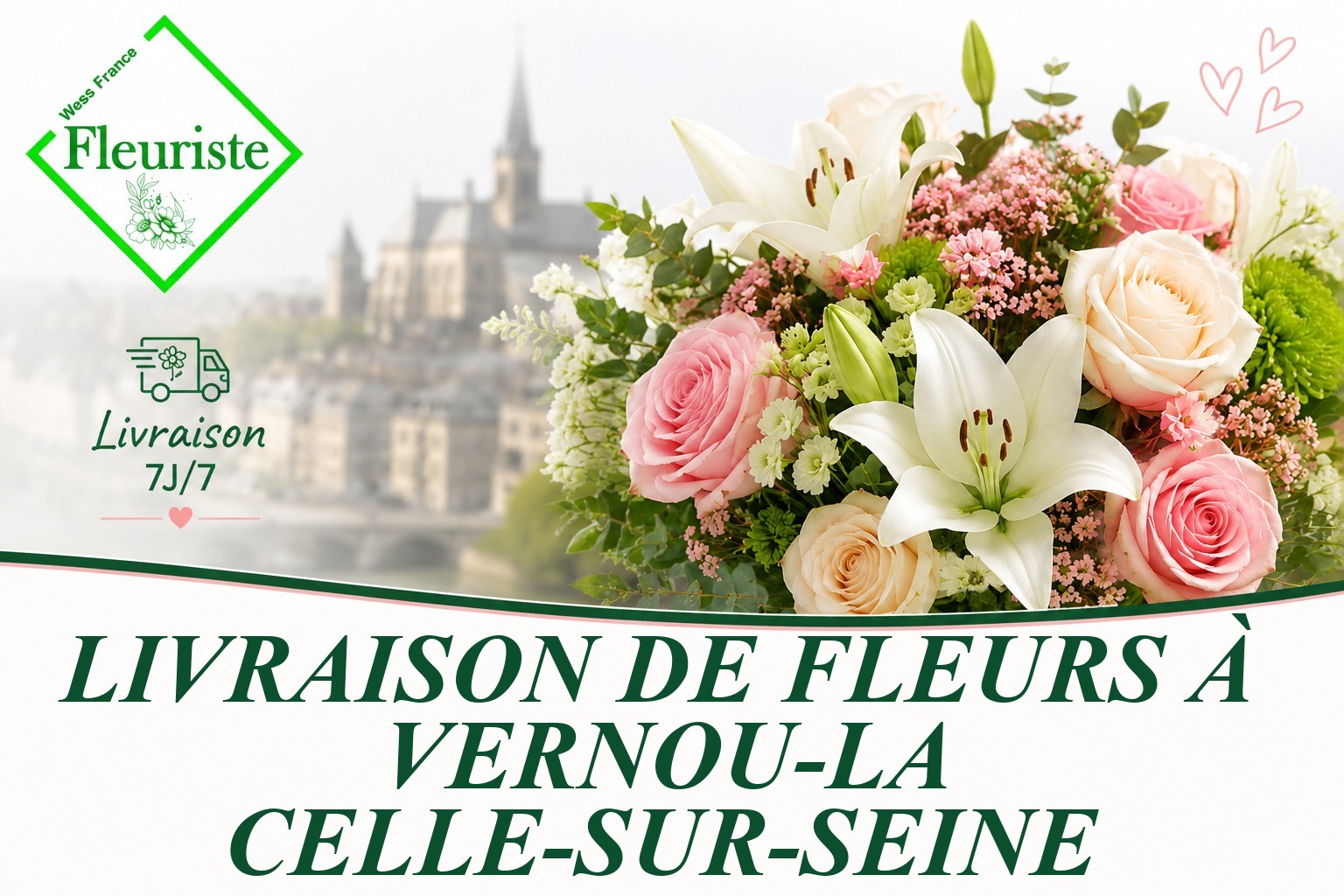 Livraison de fleurs à Vernou-la-Celle-sur-Seine
