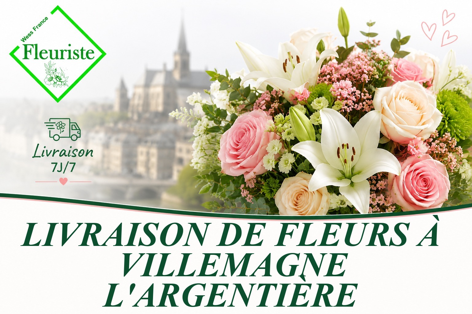 Livraison de fleurs à Villemagne-l'Argentière