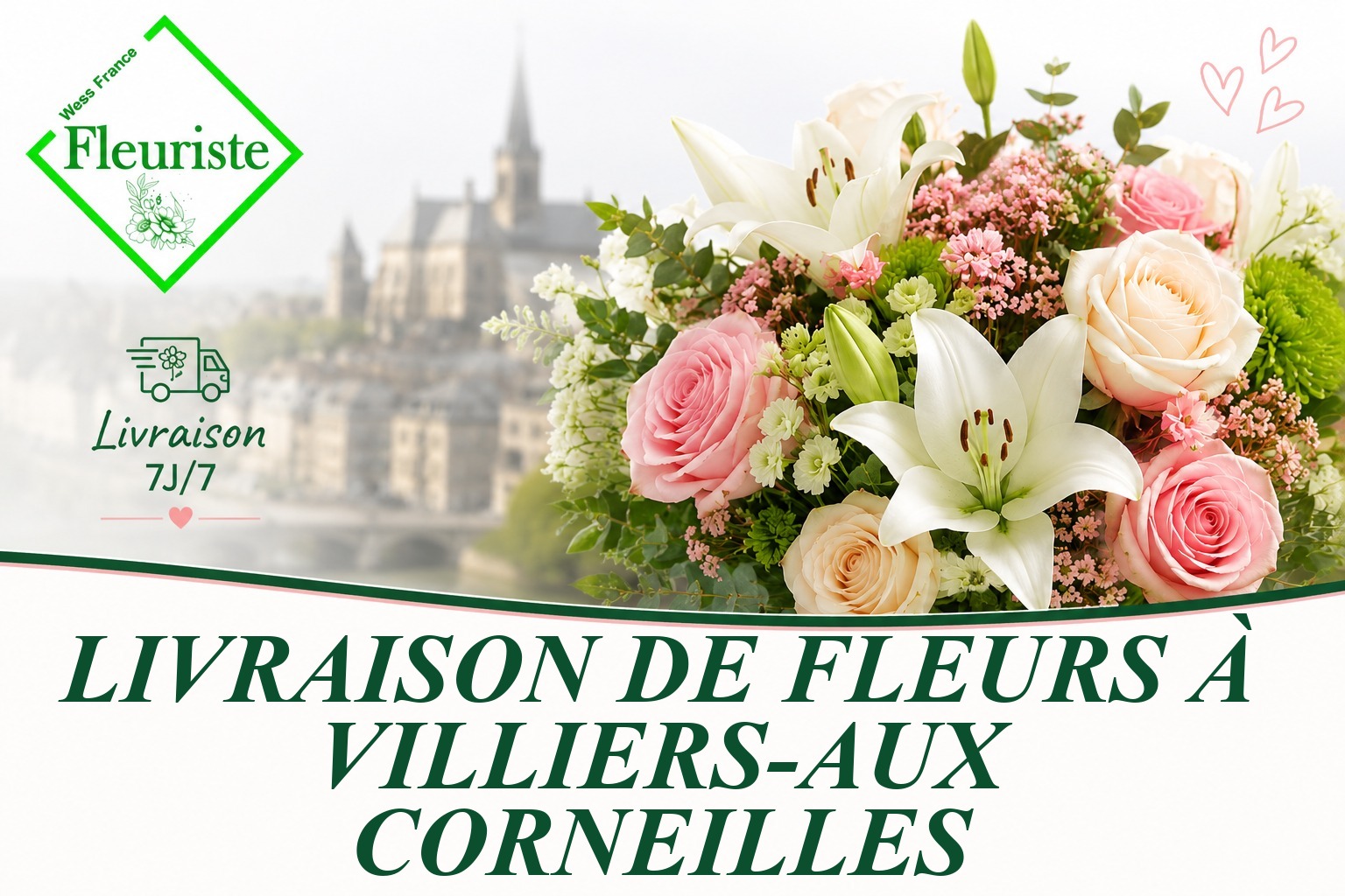 Livraison de fleurs à Villiers-aux-Corneilles