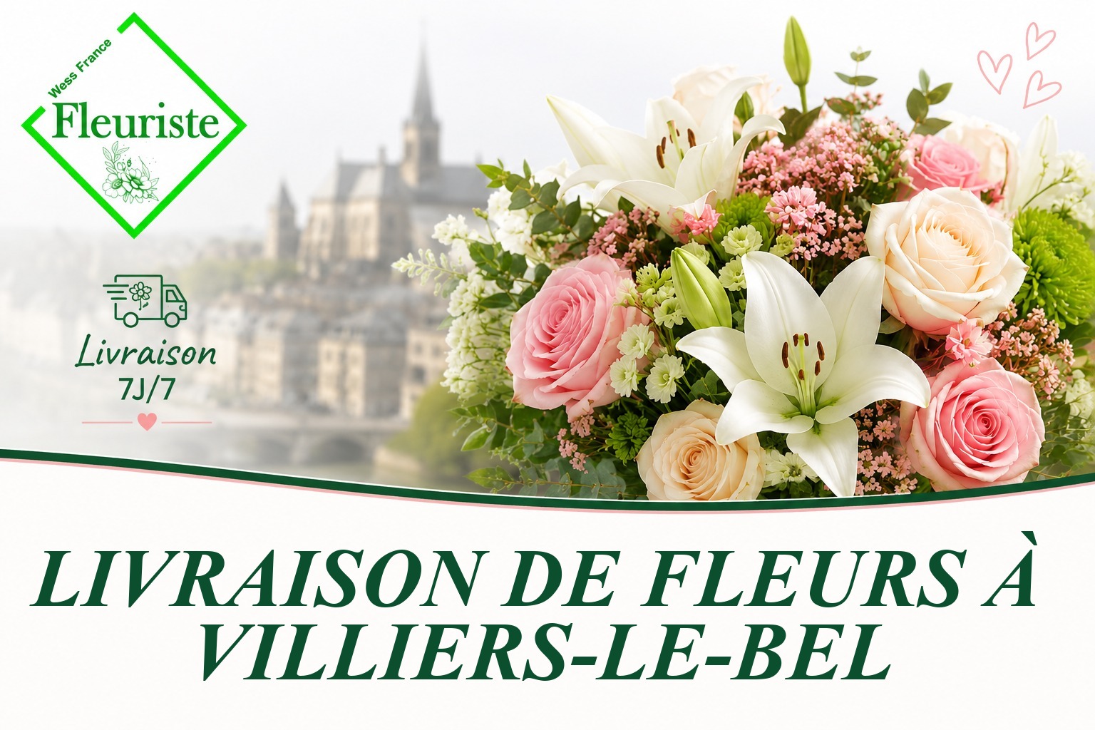 Livraison de fleurs à Villiers-le-Bel