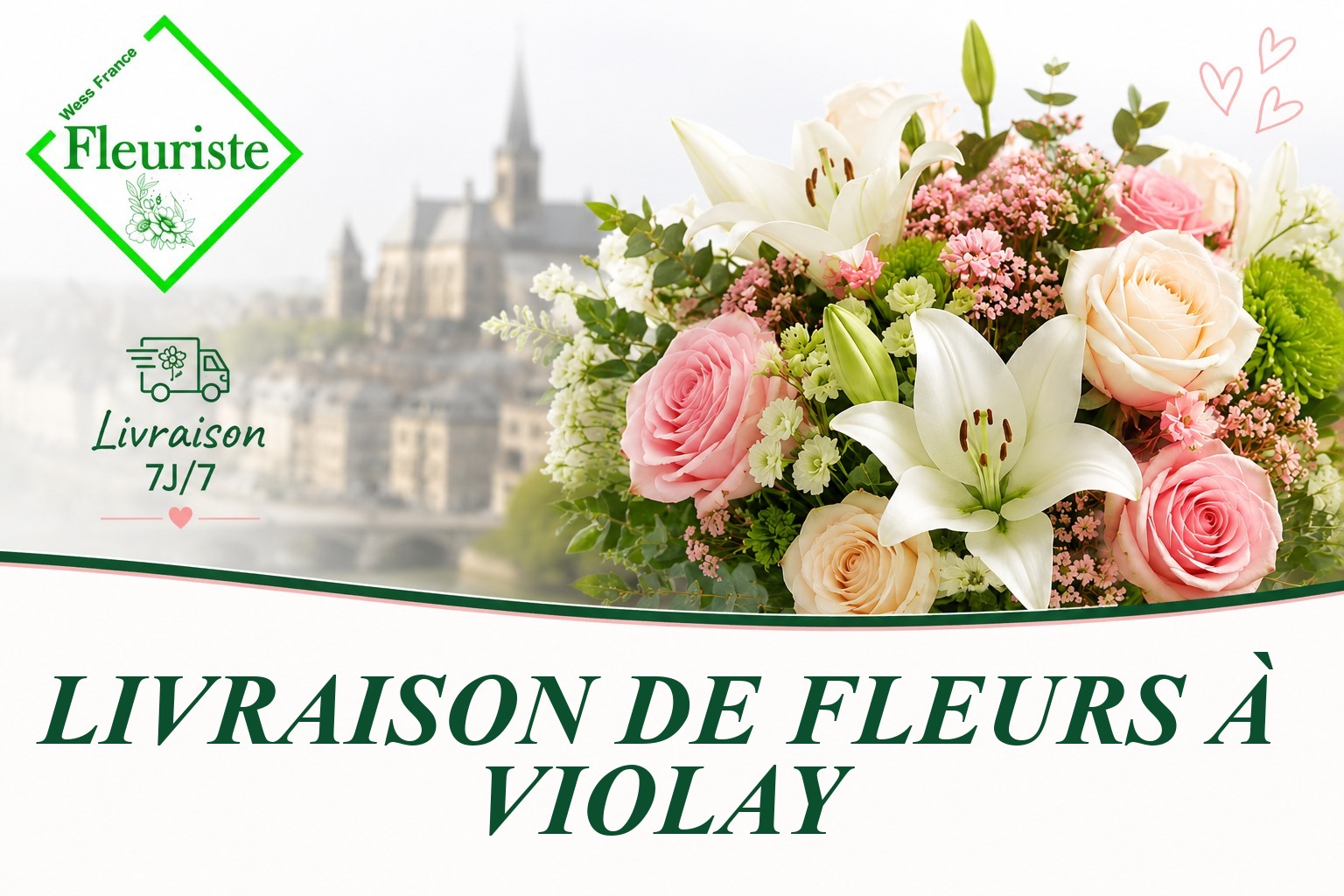 Livraison de fleurs à Violay