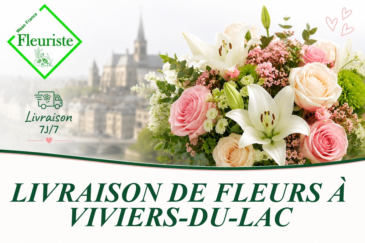 Livraison de fleurs à Viviers-du-Lac