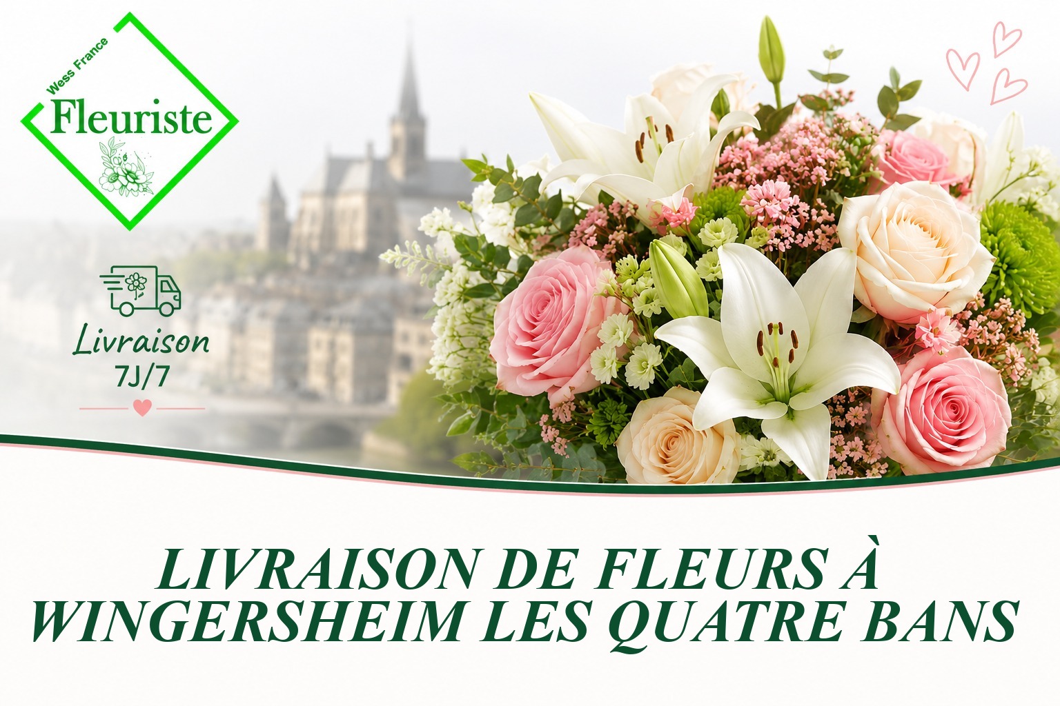 Livraison de fleurs à Wingersheim les Quatre Bans
