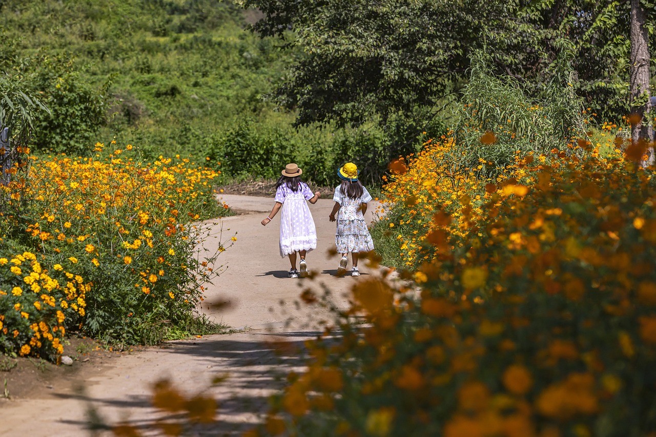 Offrir des fleurs à la Maîtresse d'école